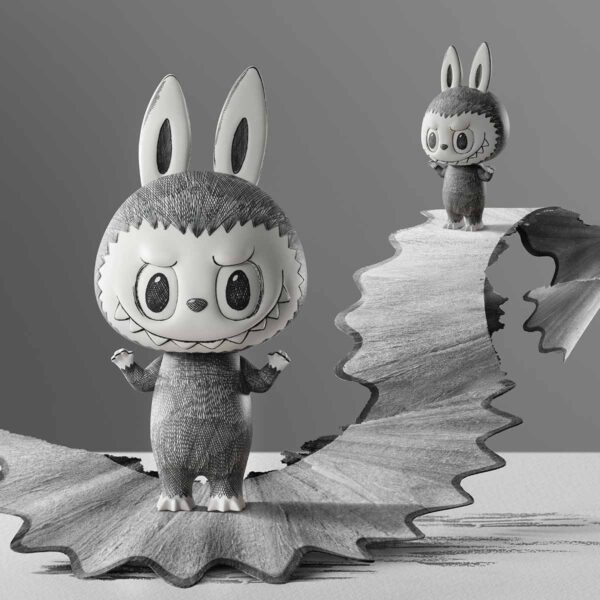 MEGA LABUBU 400% Sketch - Image 8