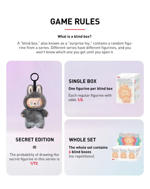 Pop Mart Labubu The Monsters Big into Energy Series Vinyl Plush Pendant Sealed Case (6 Blind Box) - Image 3