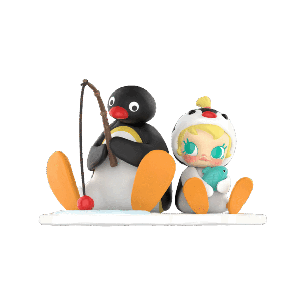 POP MART Baby Molly x PINGU Fishing Time Figurine